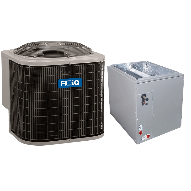 ACiQ ac condenser and encased coil
